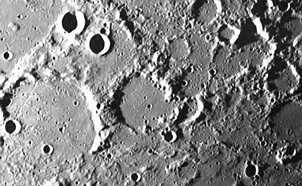 Cráteres de la Luna.