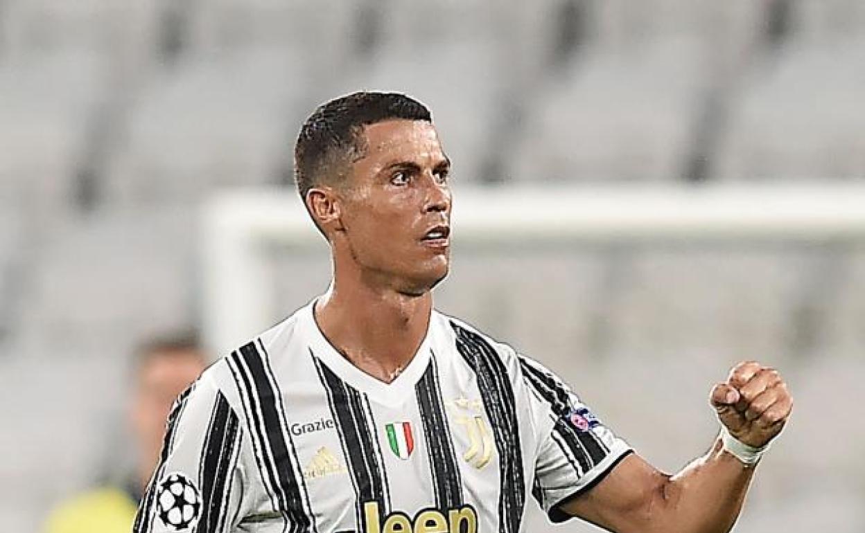 Cristiano Ronaldo, durante un partido con la Juventus. 