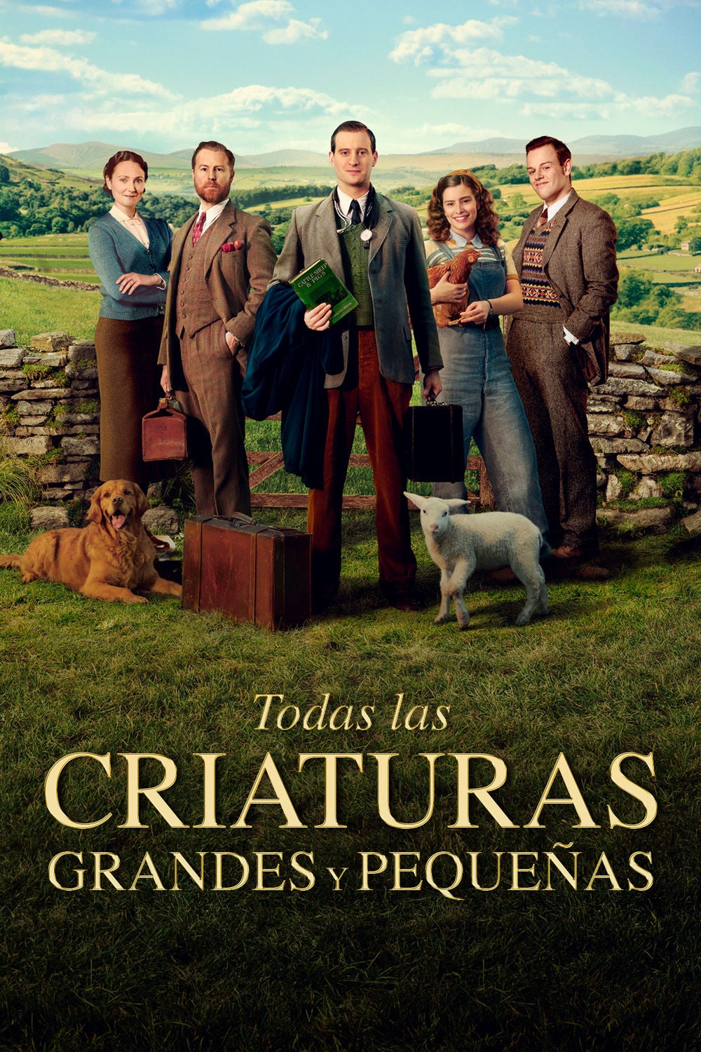 'TODAS LAS CRIATURAS GRANDES Y PEQUEÑAS', 3 de noviembre, Filmin. Con más de 5 millones de espectadores de media en Gran Bretaña, esta serie se presenta como "heredera directa" de "Los Durrell", una adaptación televisiva de los célebres libros del veterinario y escritor James Herriot que narra las aventuras de un trío de cirujanos veterinarios en los valles de Yorkshire en los años 30 y 40.