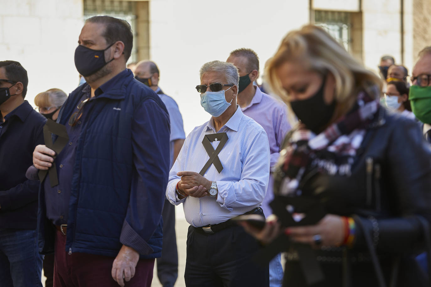 Fotos: Homenaje en Valencia a las víctimas del coronavirus