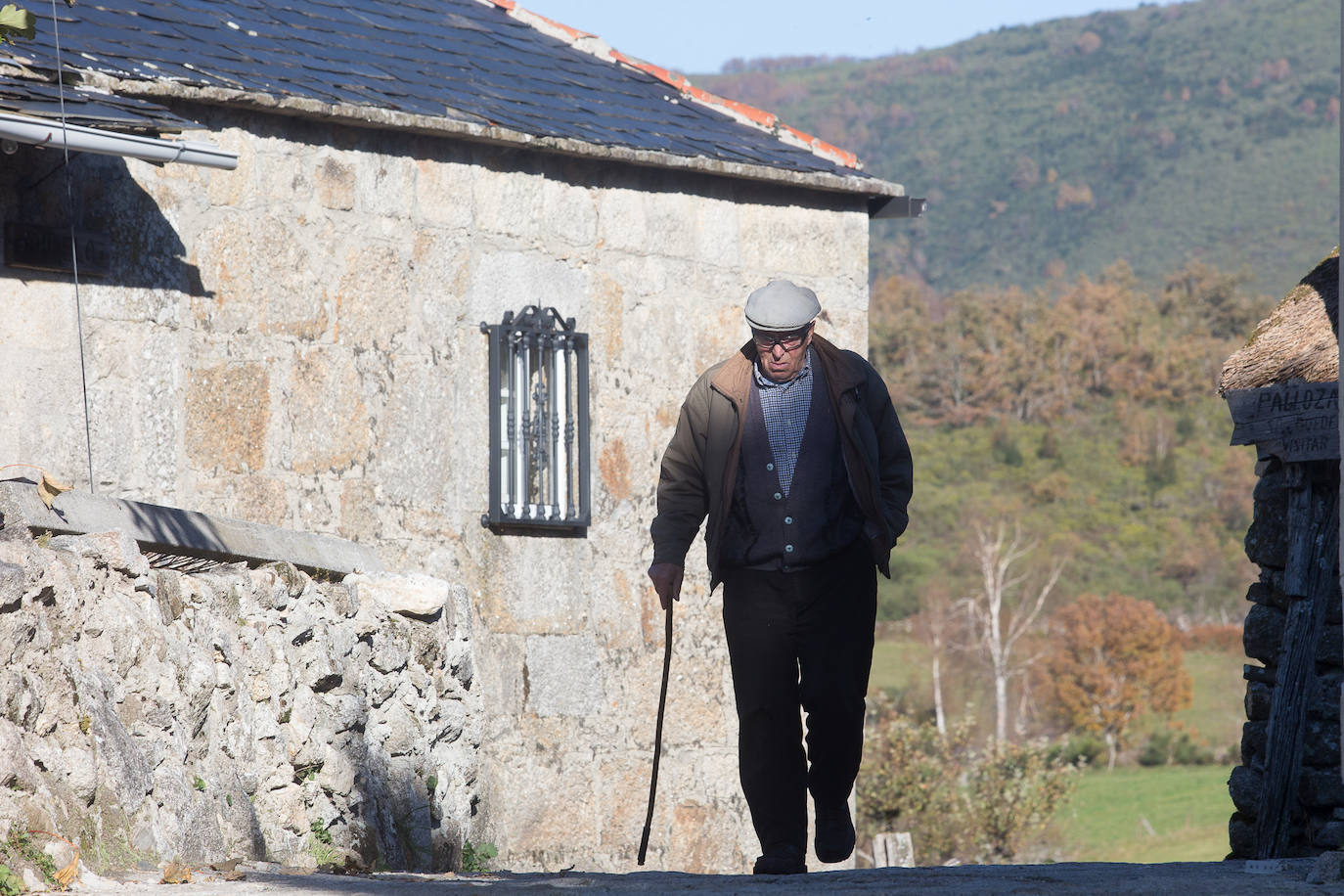 La sierra de Os Ancares es un paraje de visita obligatoria. Situada en el este de la provincia de Lugo, en la frontera con las comunidades vecinas de Castilla y León y El Principado de Asturias, se distribuye a lo largo de más de 50.000 hectáreas. Con una infinita red de senderos cruza profundos valles y asciende hasta cumbres de 2.000 metros de altura. En otoño el manto vegetal adquiere tonos rojizos. En invierno, esta zona permanece cubierta por la nieve, algo que cambia con la llegada de la primavera, cuando las aguas del deshielo fluyen desde las cumbres hasta las zonas bajas, formando numerosos riachuelos y pequeñas cascadas. 