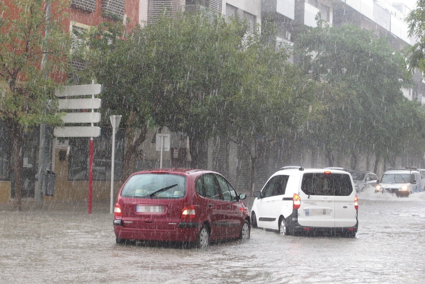 Lluvias en Dénia