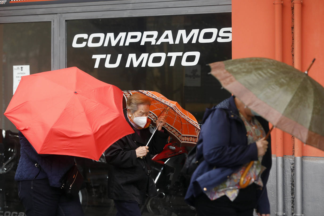 Lluvia en Valencia. 