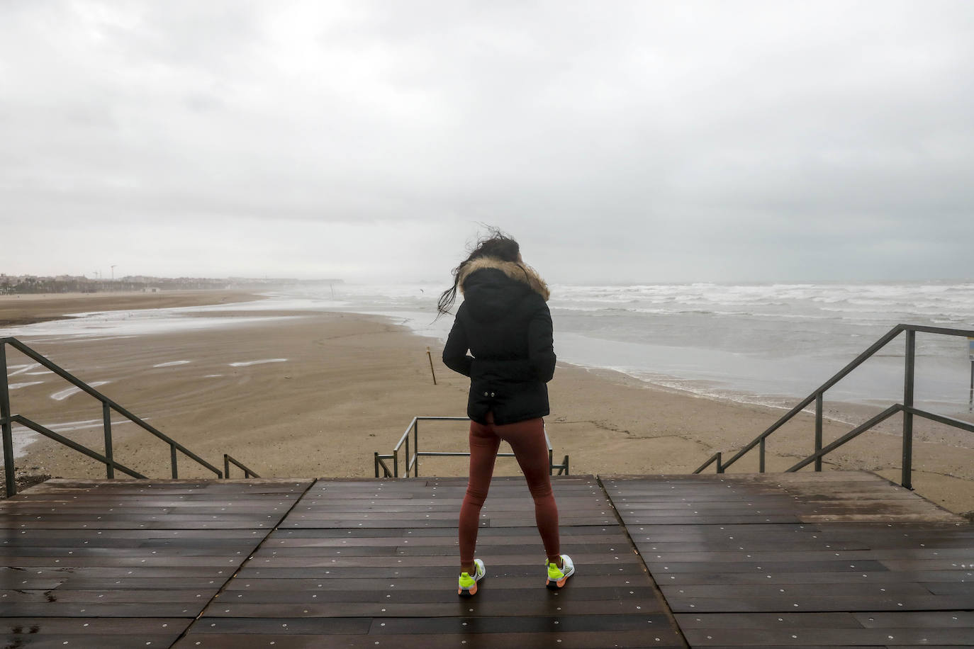 Lluvia en Valencia. 