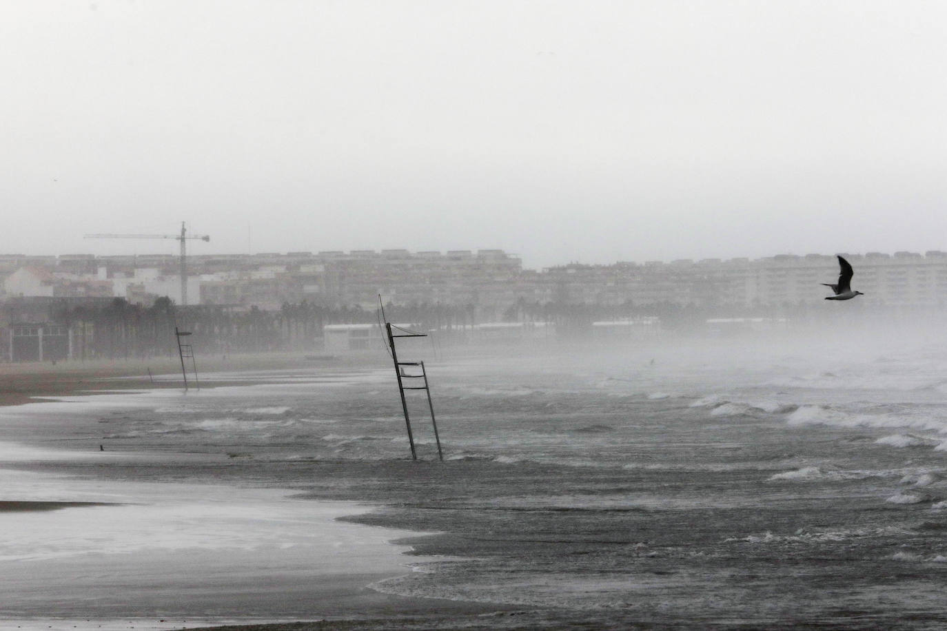 Lluvia en Valencia. 