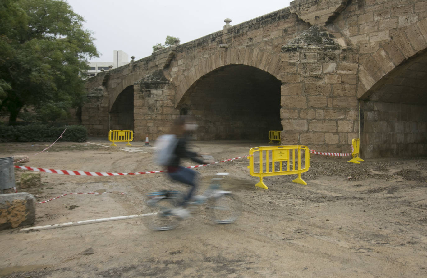 Fotos: Daños tras las lluvias en el cauce del río Turia