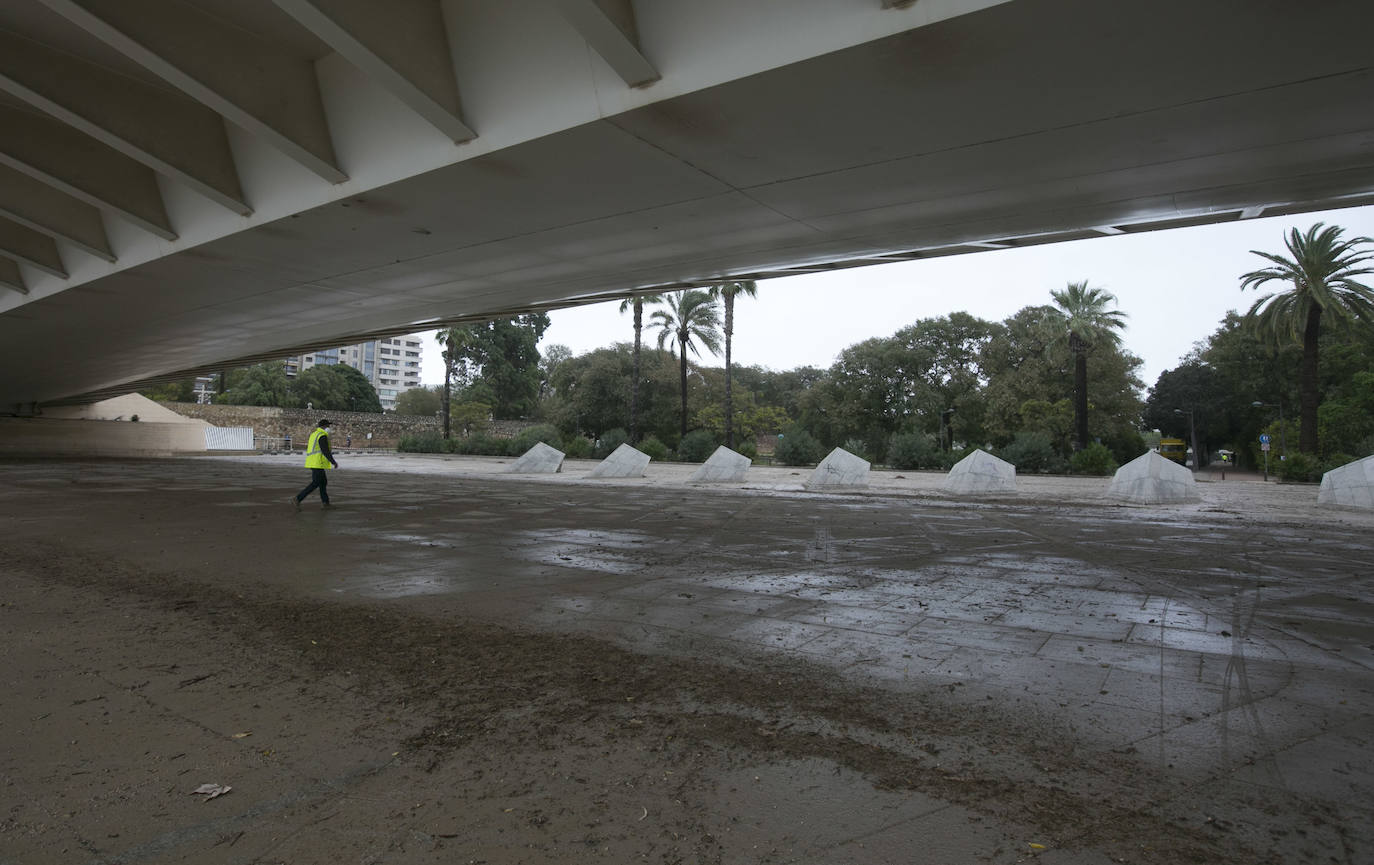 Fotos: Daños tras las lluvias en el cauce del río Turia