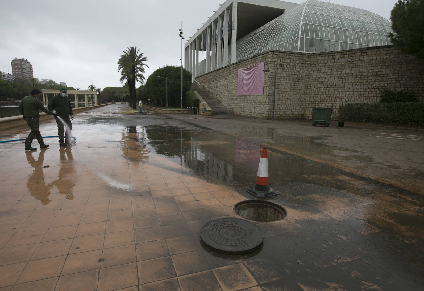 Fotos: Daños tras las lluvias en el cauce del río Turia