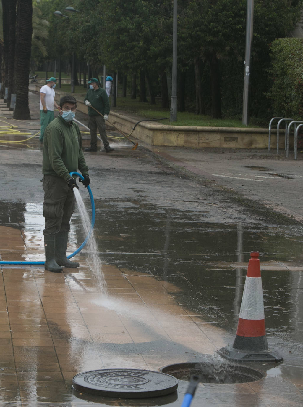 Fotos: Daños tras las lluvias en el cauce del río Turia