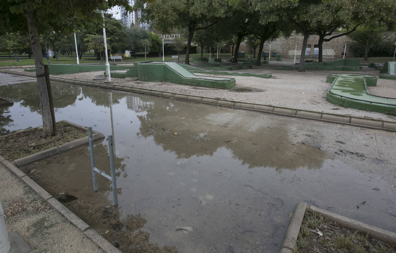 Fotos: Daños tras las lluvias en el cauce del río Turia