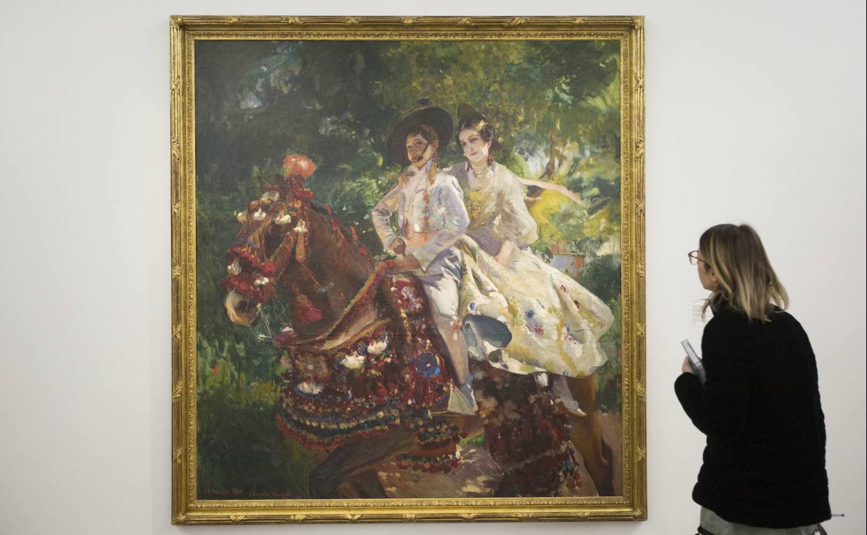 'Grupa valenciana', obra de Sorolla presente en la muestra 'El inicio de la pintura moderna en España. Sorolla y su tiempo'. 