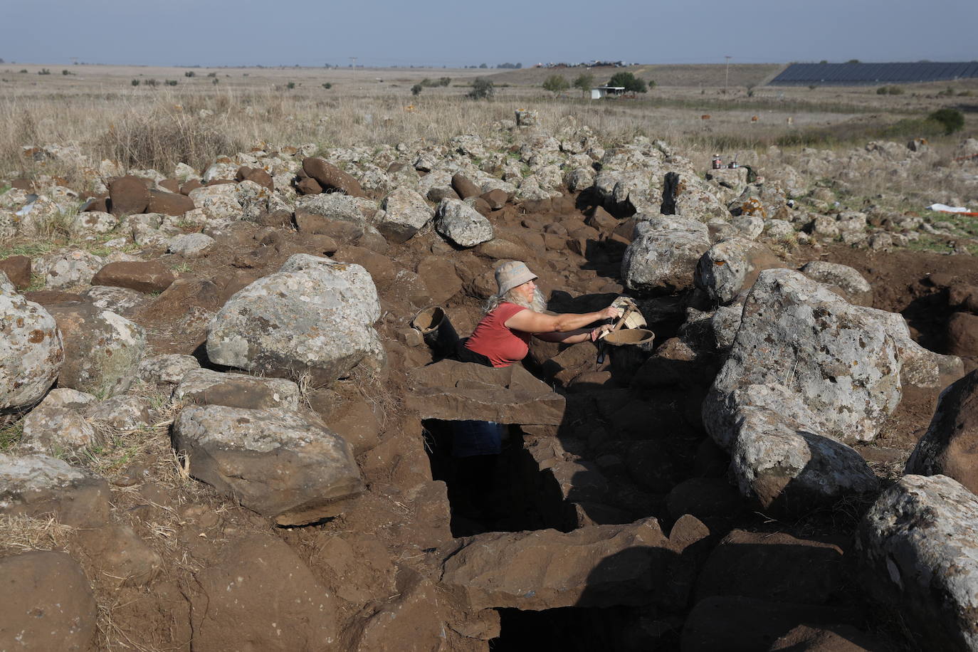 Fotos: Arqueólogos hallan un posible fuerte Geshur en los Altos del Golán
