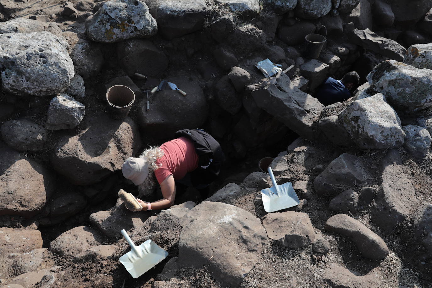 Fotos: Arqueólogos hallan un posible fuerte Geshur en los Altos del Golán