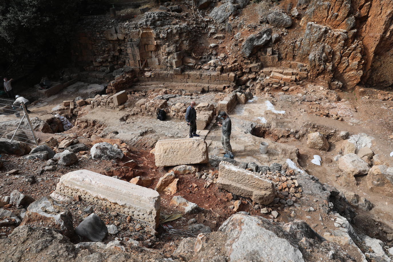 Fotos: Arqueólogos hallan un posible fuerte Geshur en los Altos del Golán