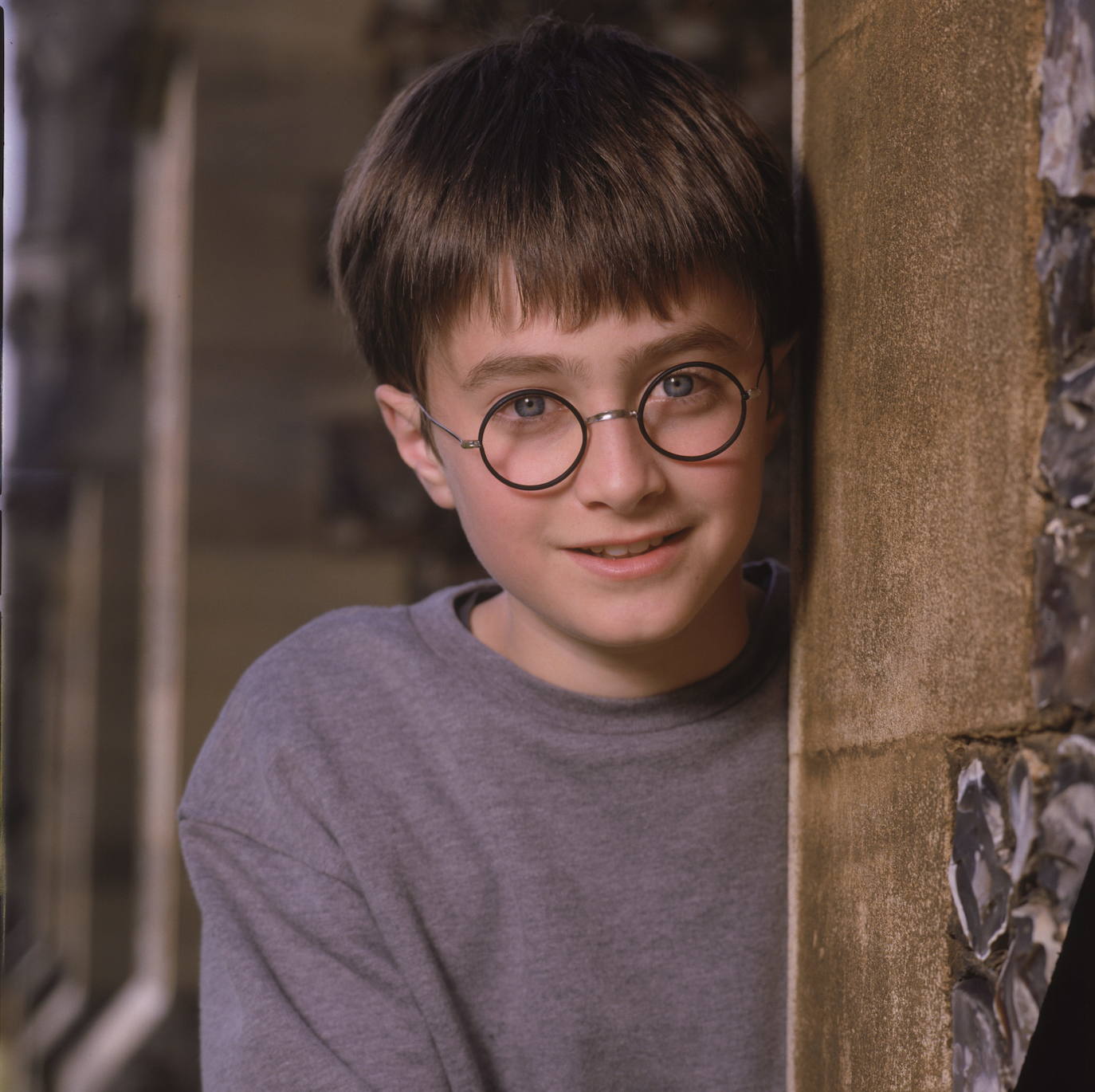 1.- Daniel Radcliffe interpretó a Harry Potter.