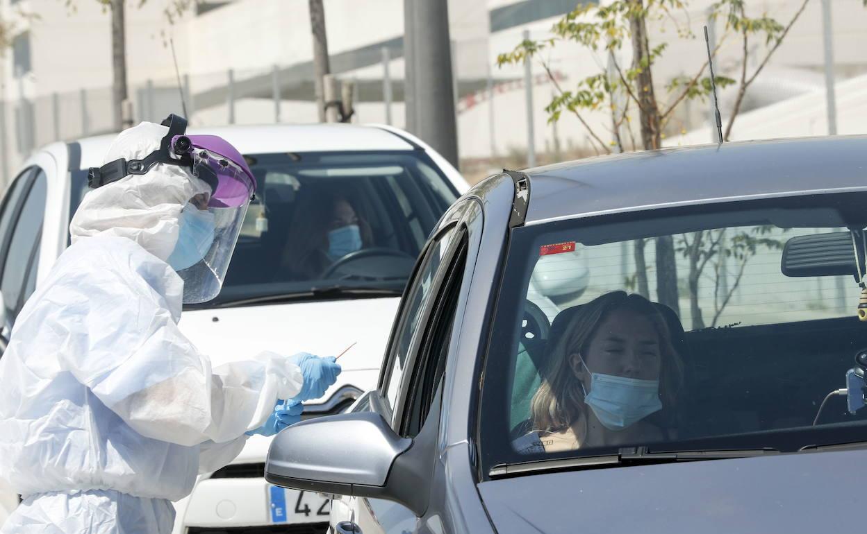 Pruebas PCR realizadas en el hospital La Fe. 