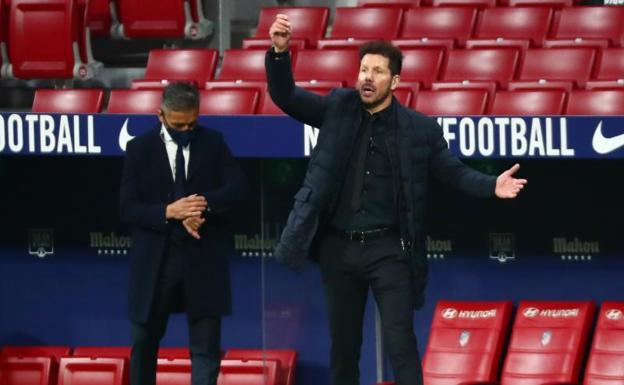 Simeone: «Seguimos en crecimiento»