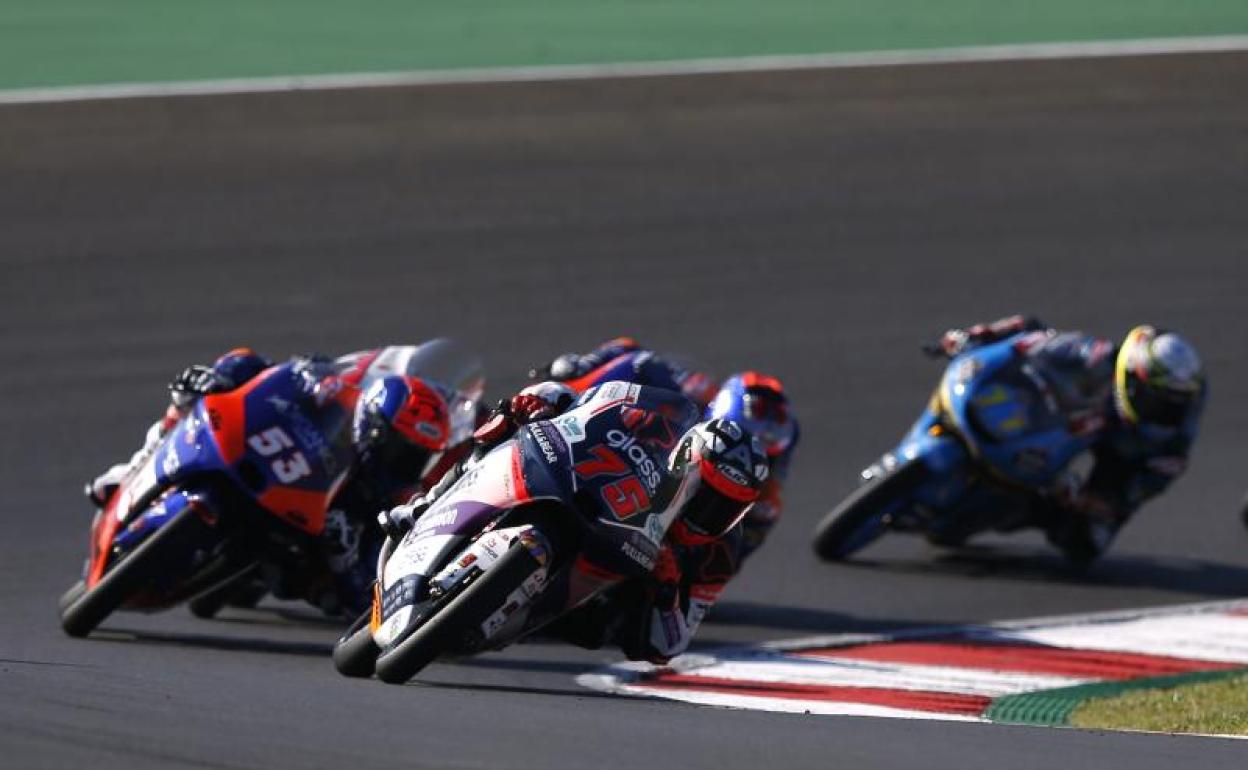 Arenas, durante el GP de Portugal en el que se ha coronado campeón del mundo. 