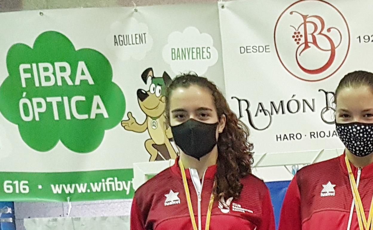 Los medallasitas del Club Bádminton Xàtiva. 