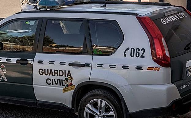 Un vehículo de la Guardia Civil. 