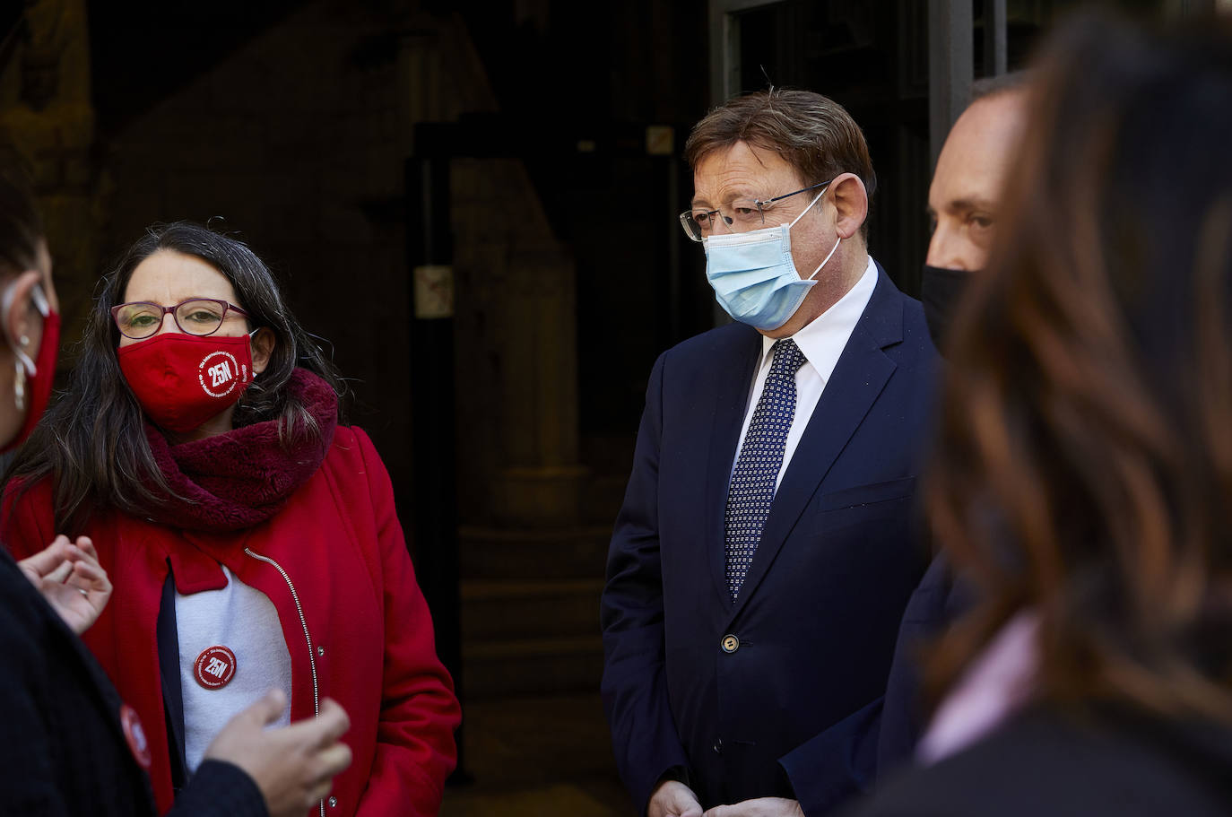 Fotos: Concentración en Valencia por el Día Internacional de la Eliminación de la Violencia contra la Mujer 2020