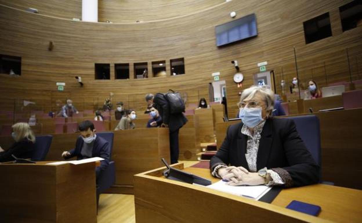 Ana Barceló, en Les Corts. 