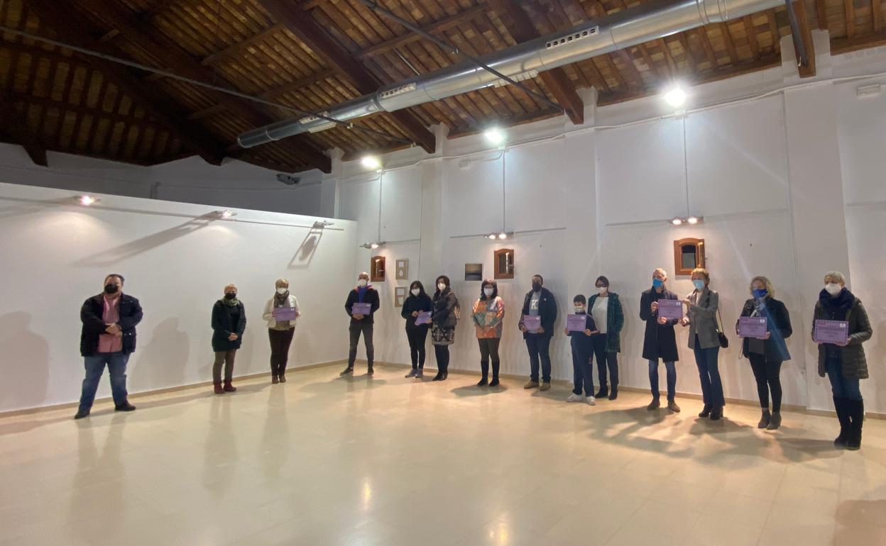 Entrega de premios a los escolares. 