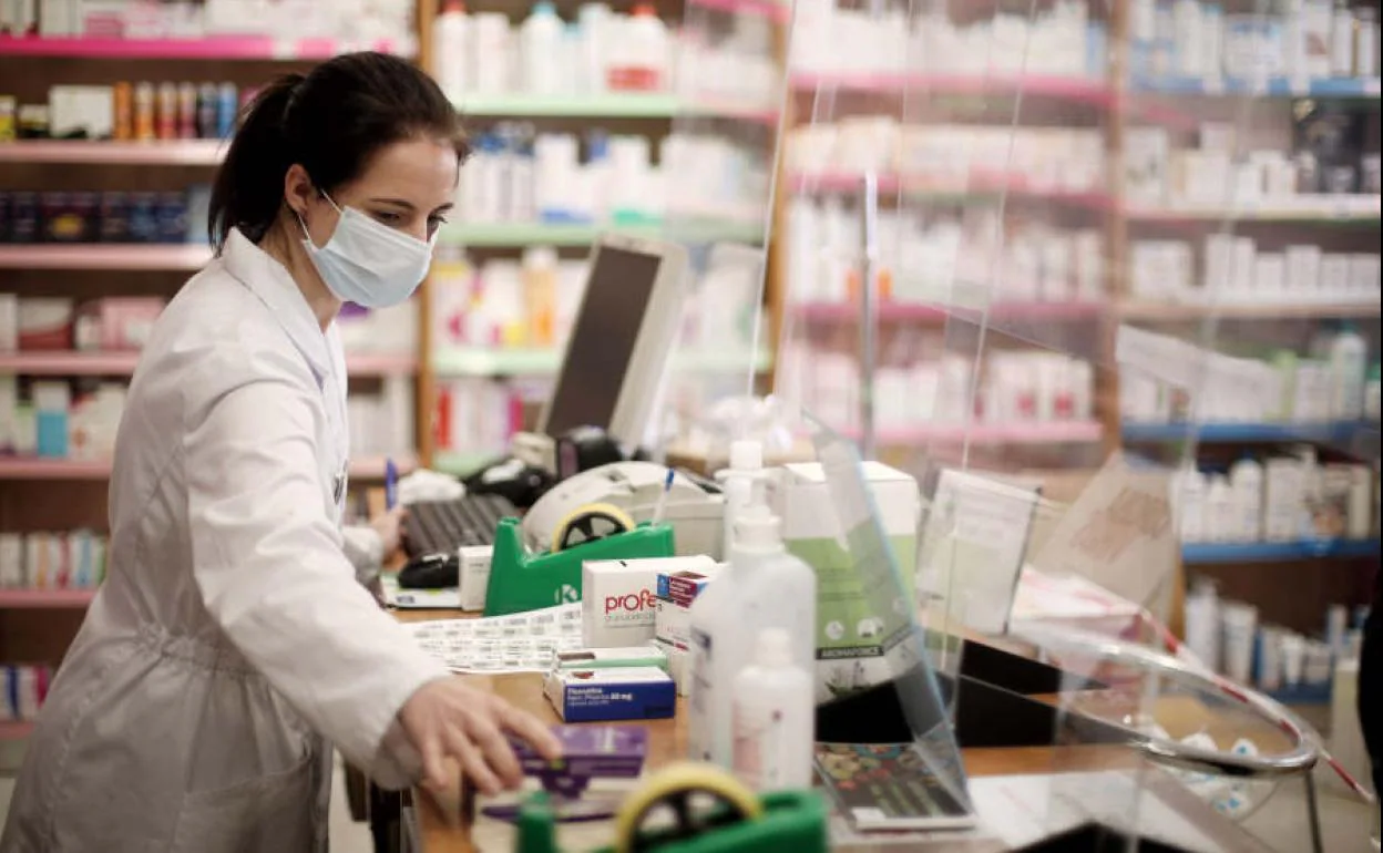 Farmacia durante la pandemia del coronavirus.