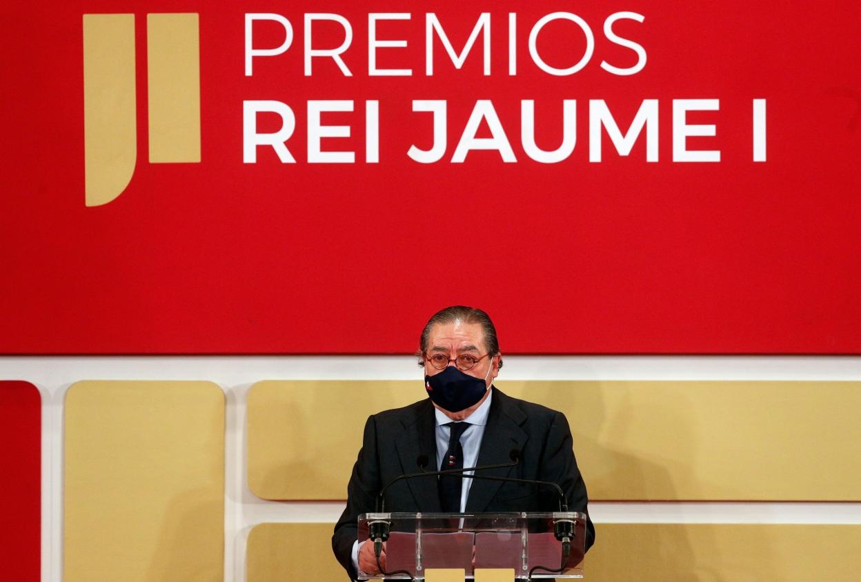 El vicepresidente de la Fundación Premios Rei Jaume I, Vicente Boluda. pool/efe