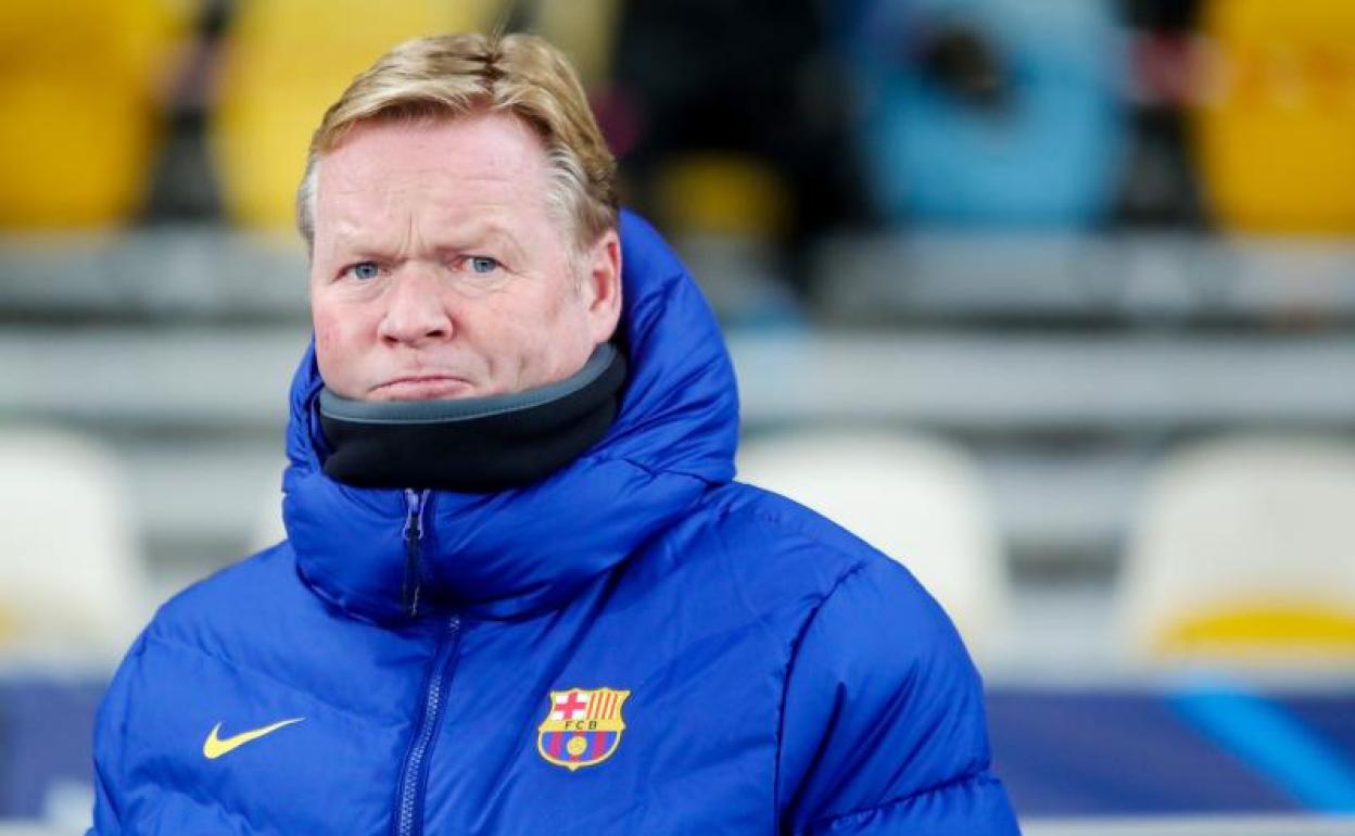 Ronald Koeman, entrenador del Barça. 