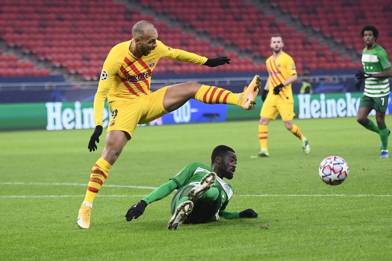 Fotos: Las mejores imágenes del Ferencvaros-Barcelona