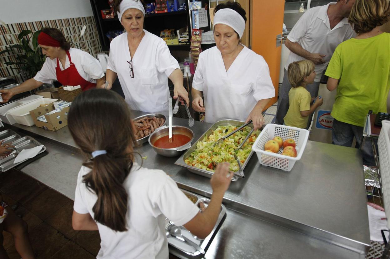 Comedor escolar en Valencia. txema rodríguez
