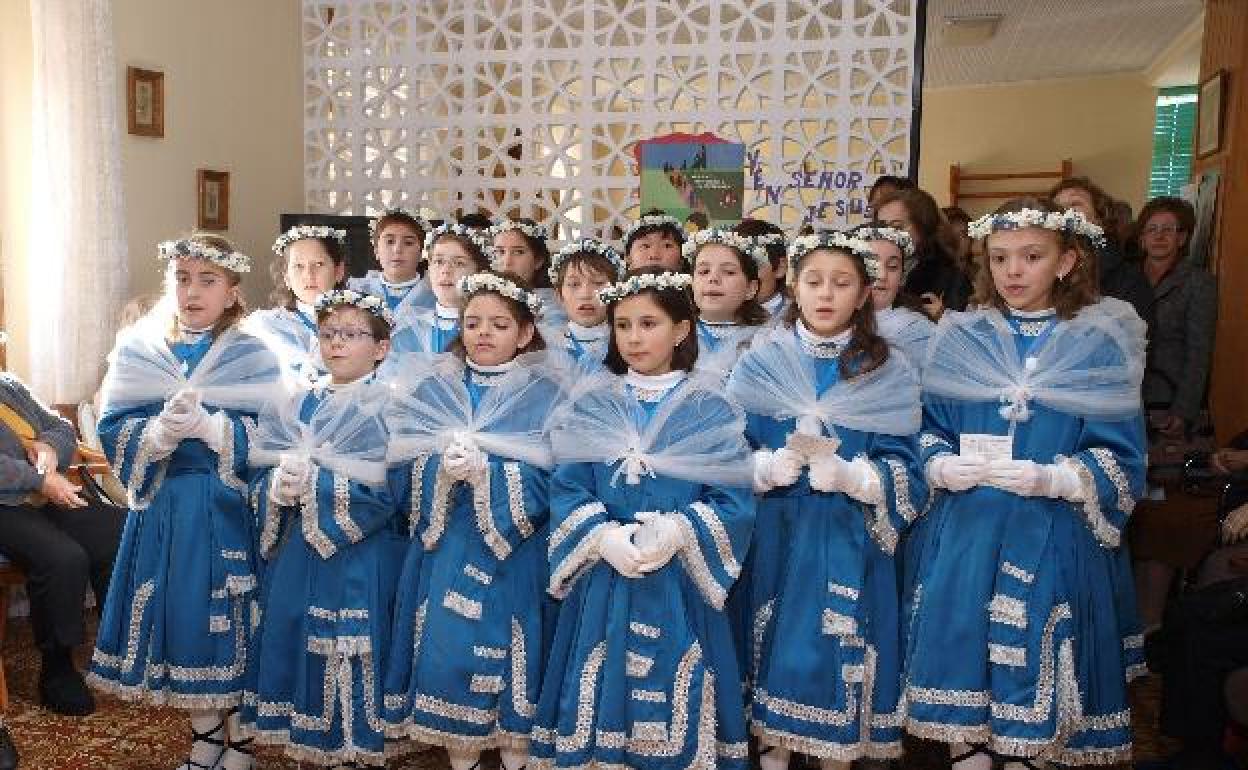 Debido a la pandemia el acto de los 'angelets' no se puede celebrar este año. 