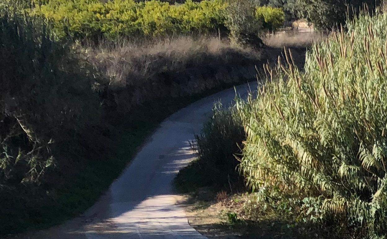 Puente del camino que une Xàtiva con La Granja de la Costera. 