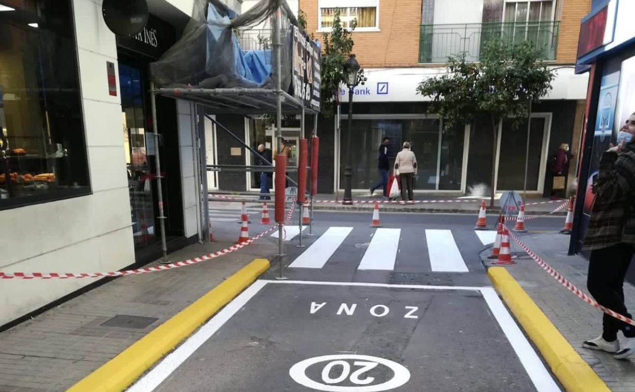 La calle de las Eras de Paterna se convierte en Zona 20