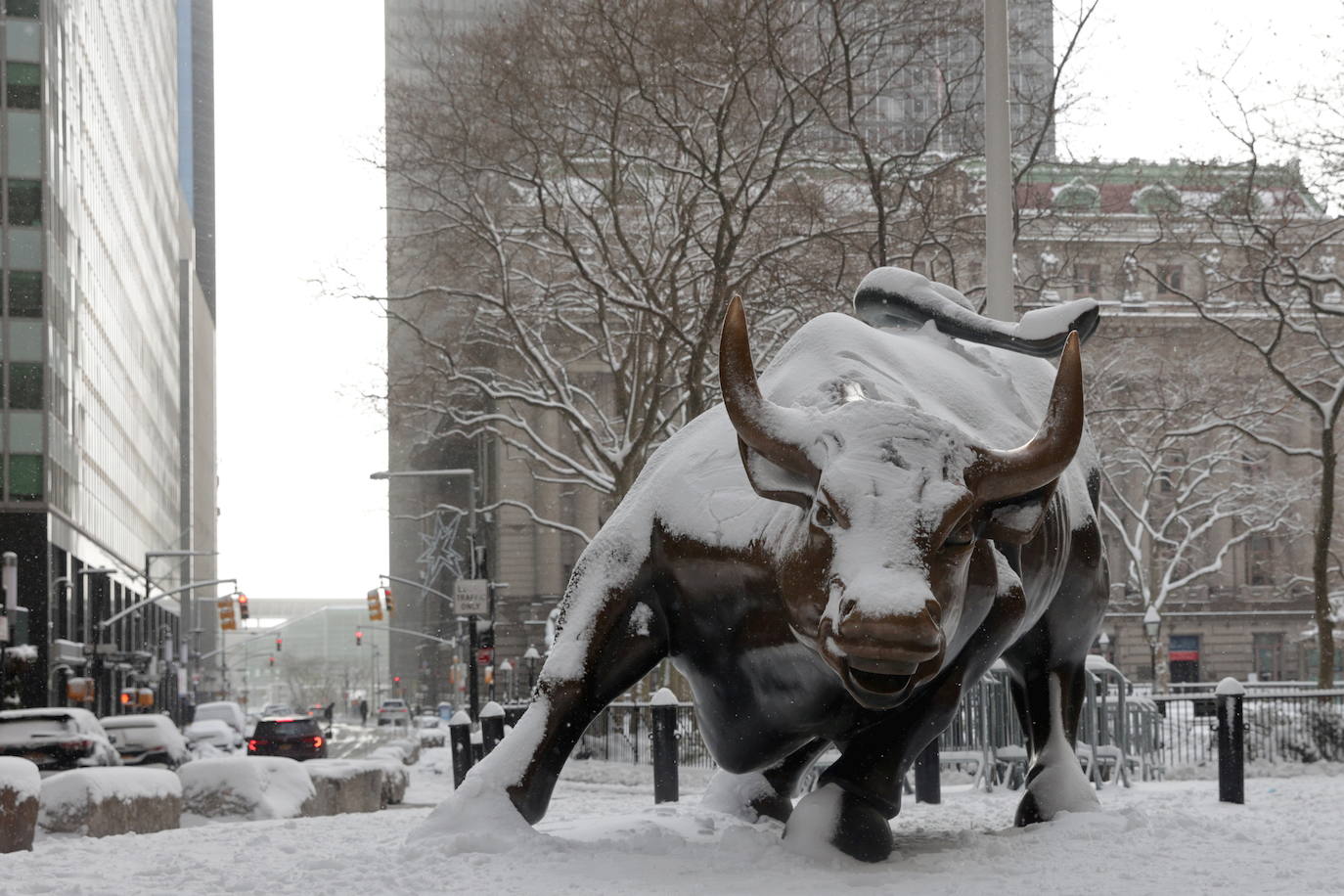 Nueva York amaneció este jueves con la mayor acumulación de nieve registrada en varios años como consecuencia de un temporal que golpea con fuerza gran parte de la costa este de Estados Unidos. En la Gran Manzana cayeron alrededor de 25 centímetros de nieve, más que en todo el invierno pasado. 