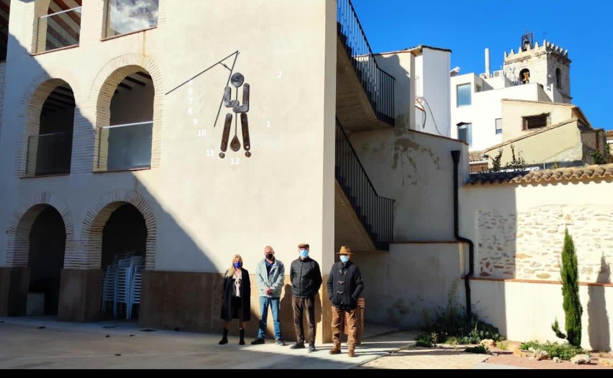 Nuevo reloj de sol en l'Olleria. 