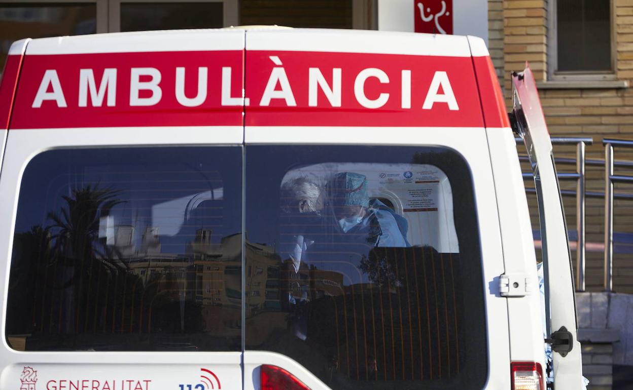 Una ambulancia, en una imagen de archivo