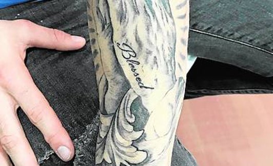 El nuevo tatuaje de Viñales. 