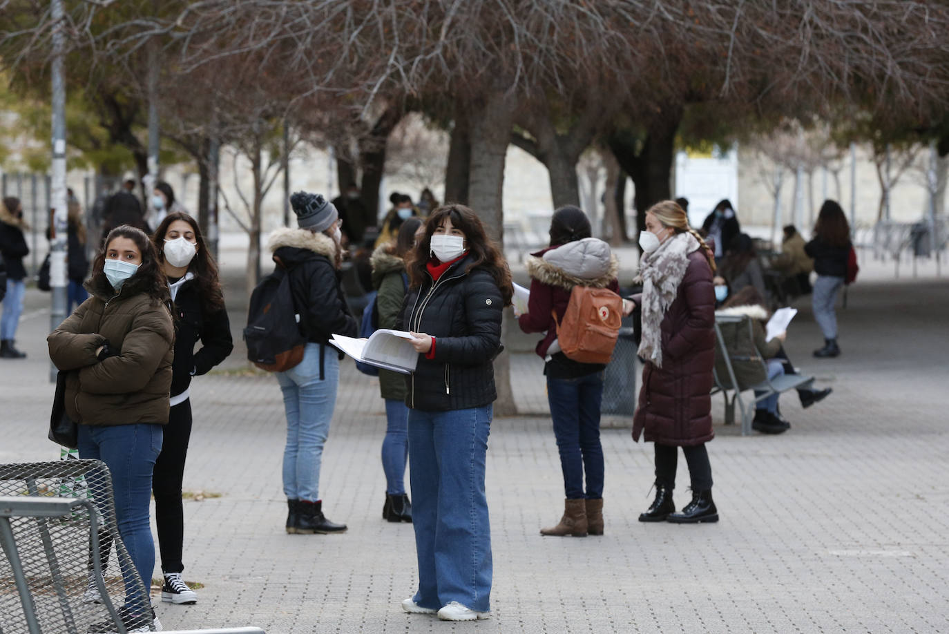 Empiezan los exámenes presenciales en la Universitat de València