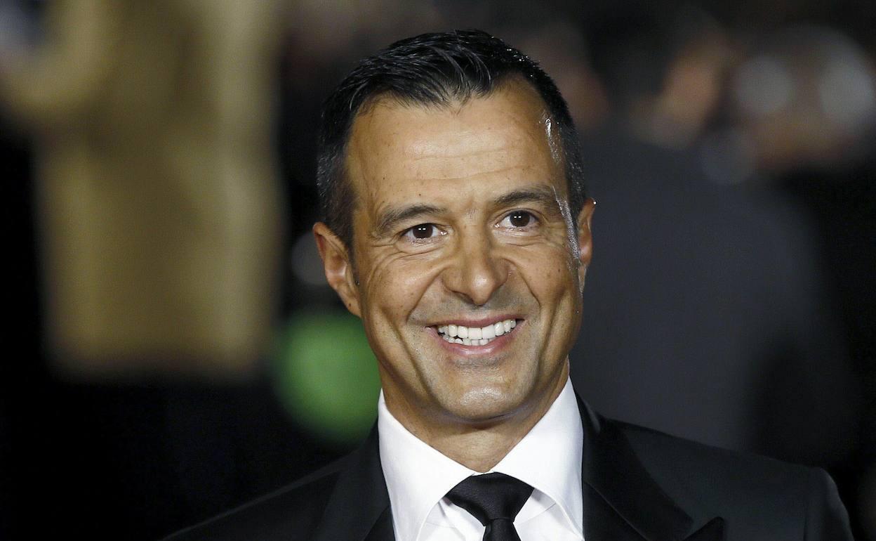 Jorge Mendes, en Londres. 