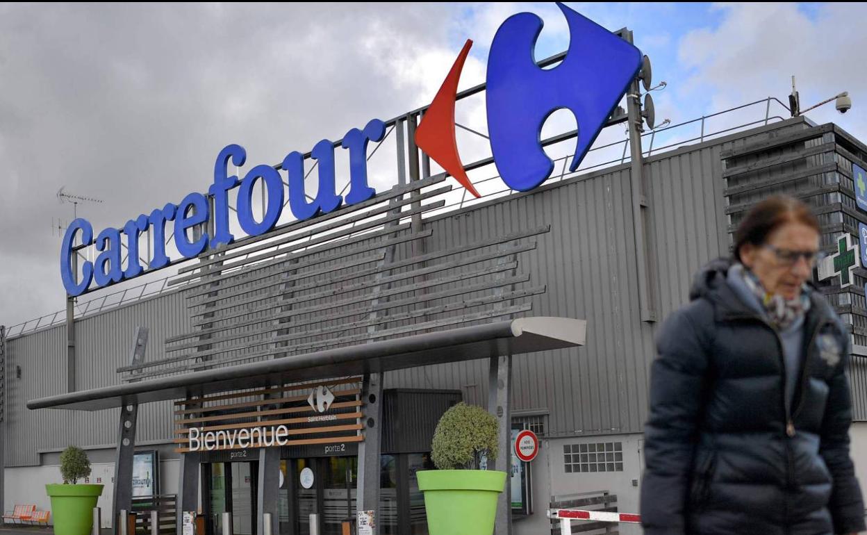 Un hipermercado Carrefour en Francia.