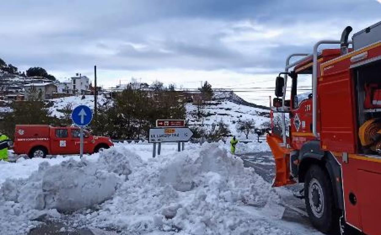 Borrasca Filomena | Carreteras afectadas este miércoles por el temporal 'Filomena' en la Comunitat