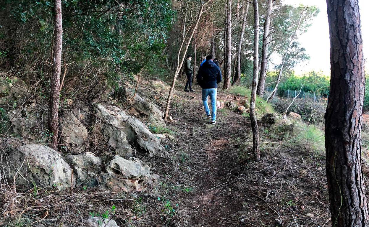 Zona en la que se acomenten los trabajos de mejora. 