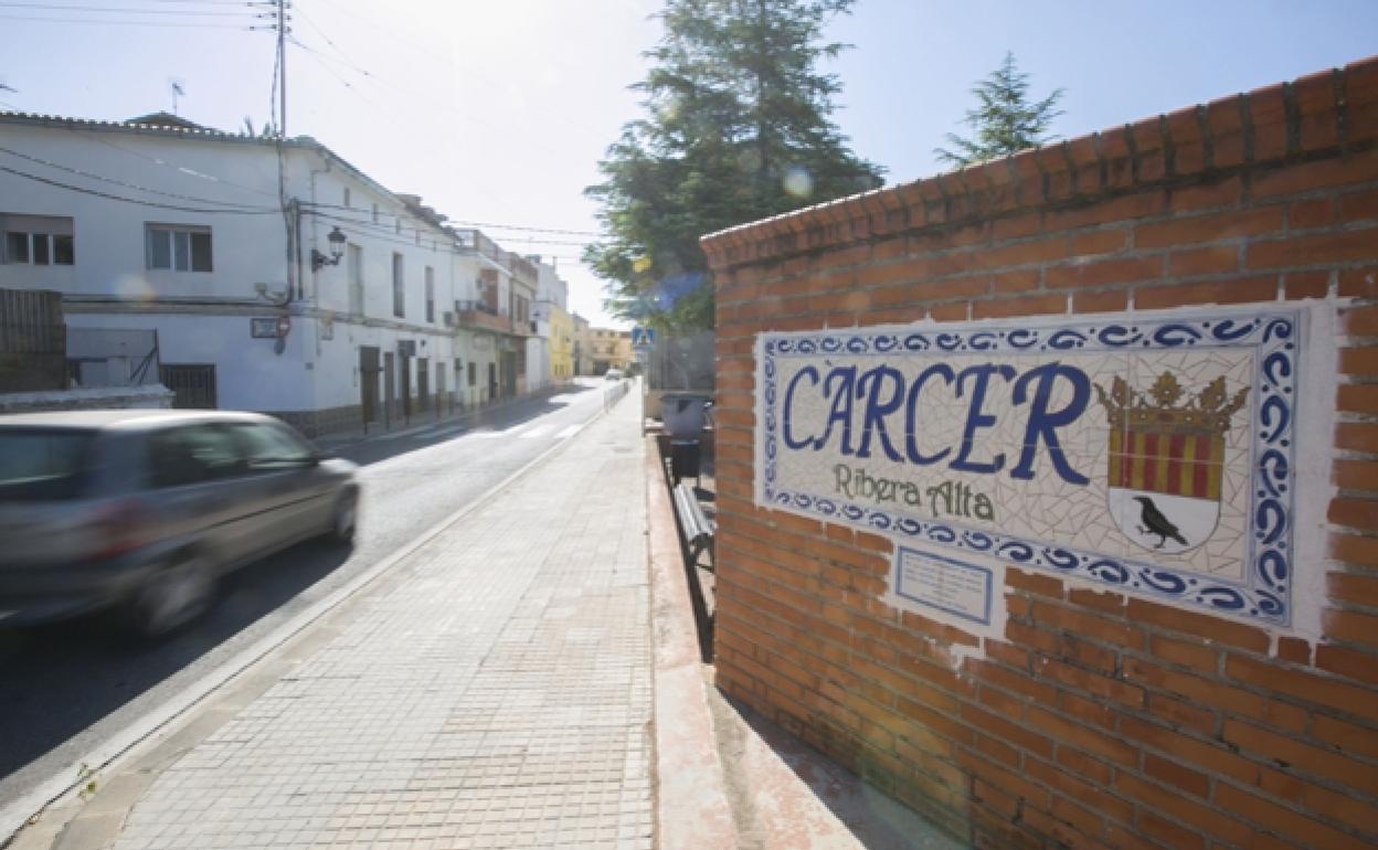 Municipio de Càrcer en la Ribera Alta. 