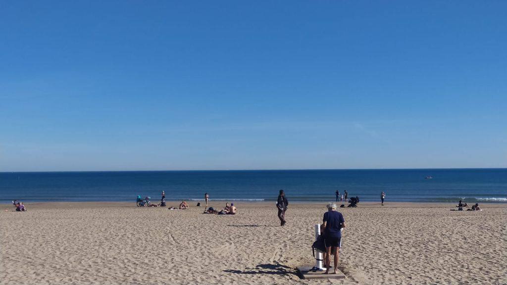 Fotos: Jornada de calor y playa en pleno enero en Valencia