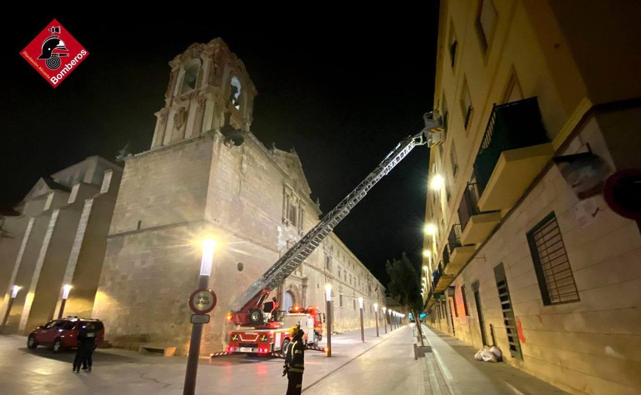 Intervención de Bomberos en Orihuela