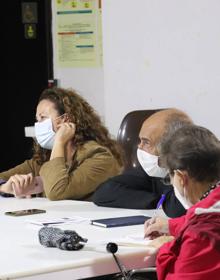 Imagen secundaria 2 - La asociación realiza las reuniones durante la pandemia en un local cedido por el Ayuntamiento.