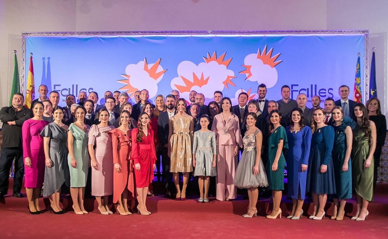 Gala de la pirotecnia 2020 celebrada en el Palacio de la Exposición. 