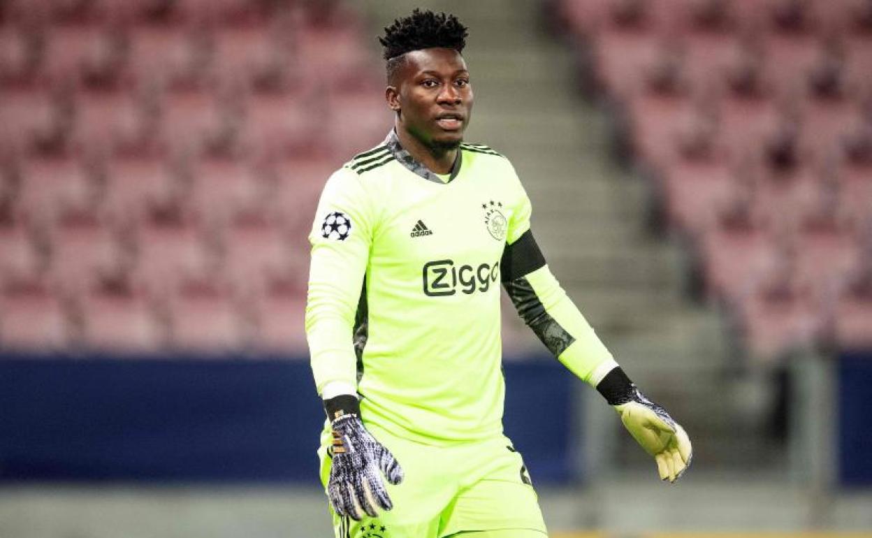 André Onana, portero del Ajax. 